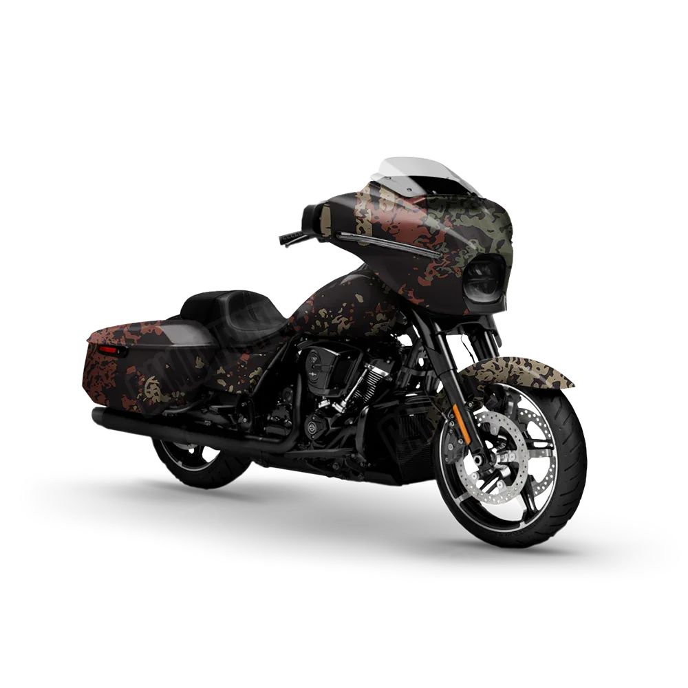 Pasted Militant Copper Motorcycle Wraps