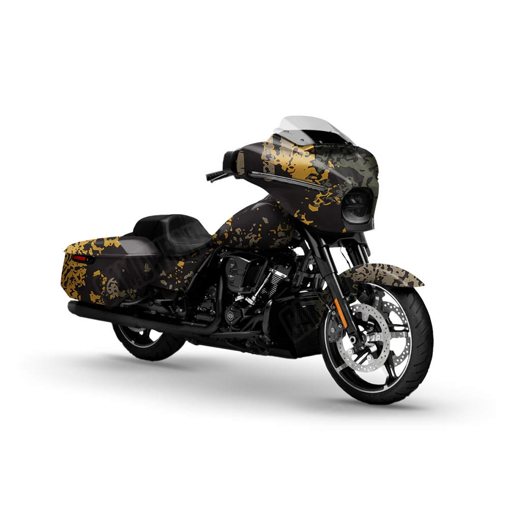 Pasted Militant Yellow Motorcycle Wraps