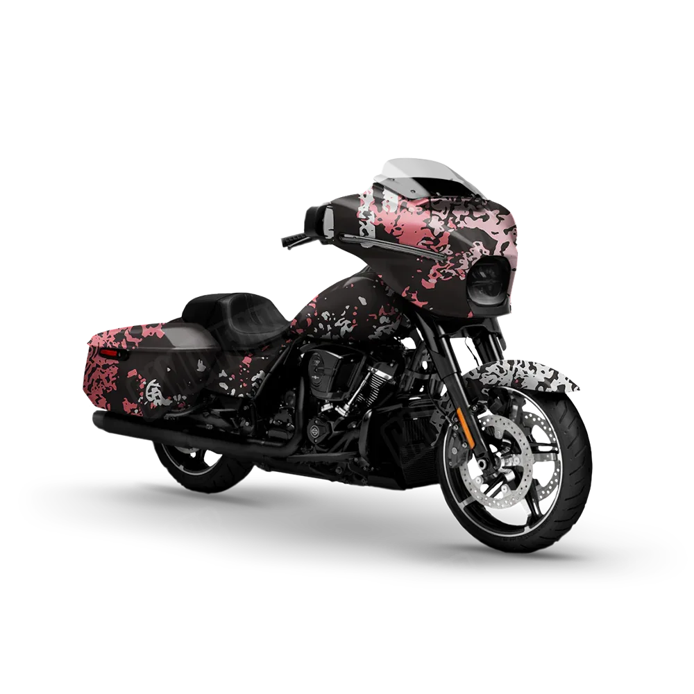 Pasted Pink Motorcycle Wraps