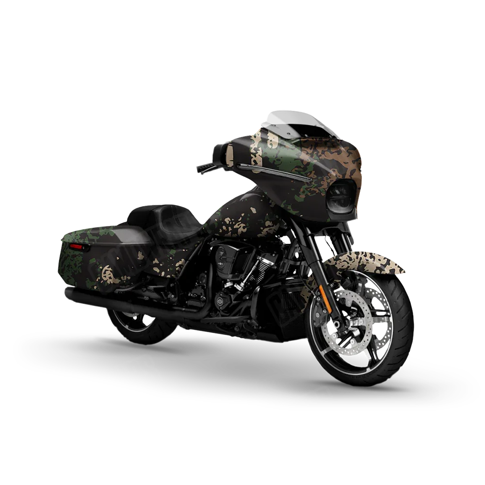 Pasted Woodland Motorcycle Wraps