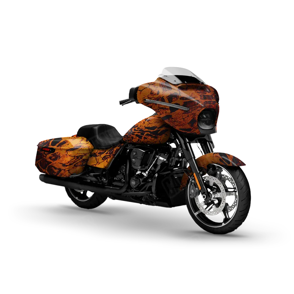 Prym1 Camo Fire Storm Motorcycle Wraps