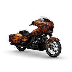 Prym1 Camo Fire Storm Motorcycle Wraps