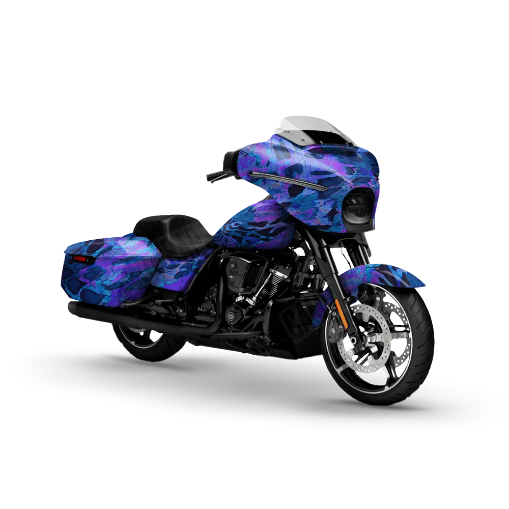Prym1 Camo Purple Tang Motorcycle Wraps