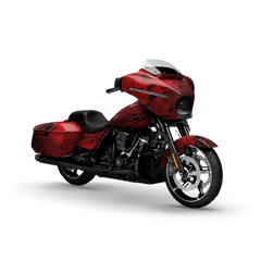 Prym1 Camo Red Motorcycle Wraps