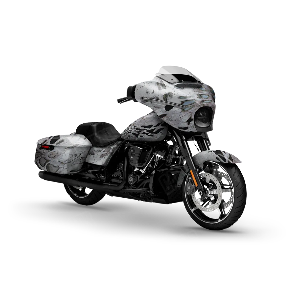 Prym1 Camo Silver Mist Motorcycle Wraps