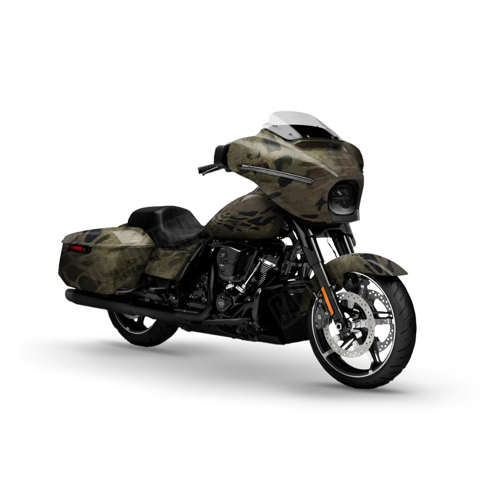 Prym1 Camo Woodlands Motorcycle Wraps