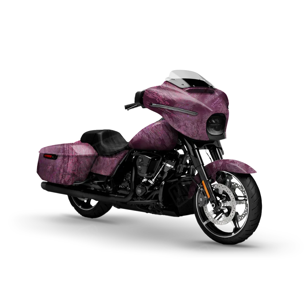 Realtree Aspect Cranberry Motorcycle Wraps