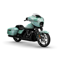 Realtree Aspect Teal Waters Motorcycle Wraps