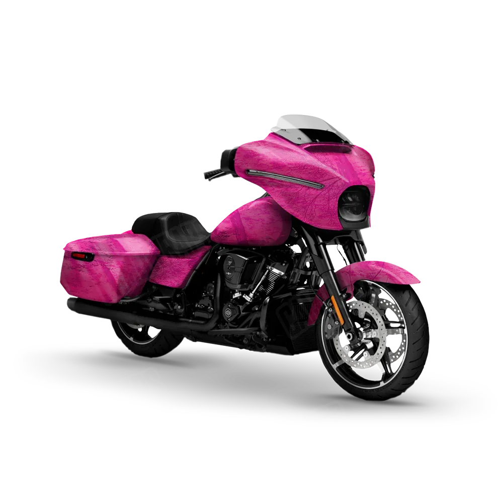 Realtree Fishing Magenta Motorcycle Wraps