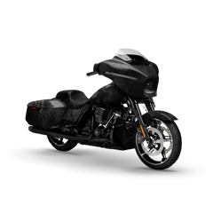 Realtree WAV3 Black Motorcycle Wraps