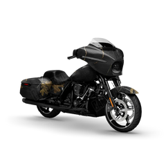 Realtree XTRA Colors Black Motorcycle Wraps