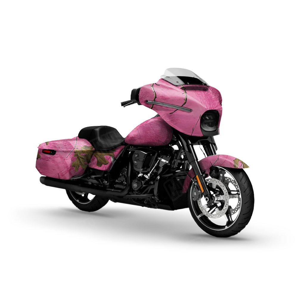 Realtree XTRA Colors Pink Motorcycle Wraps