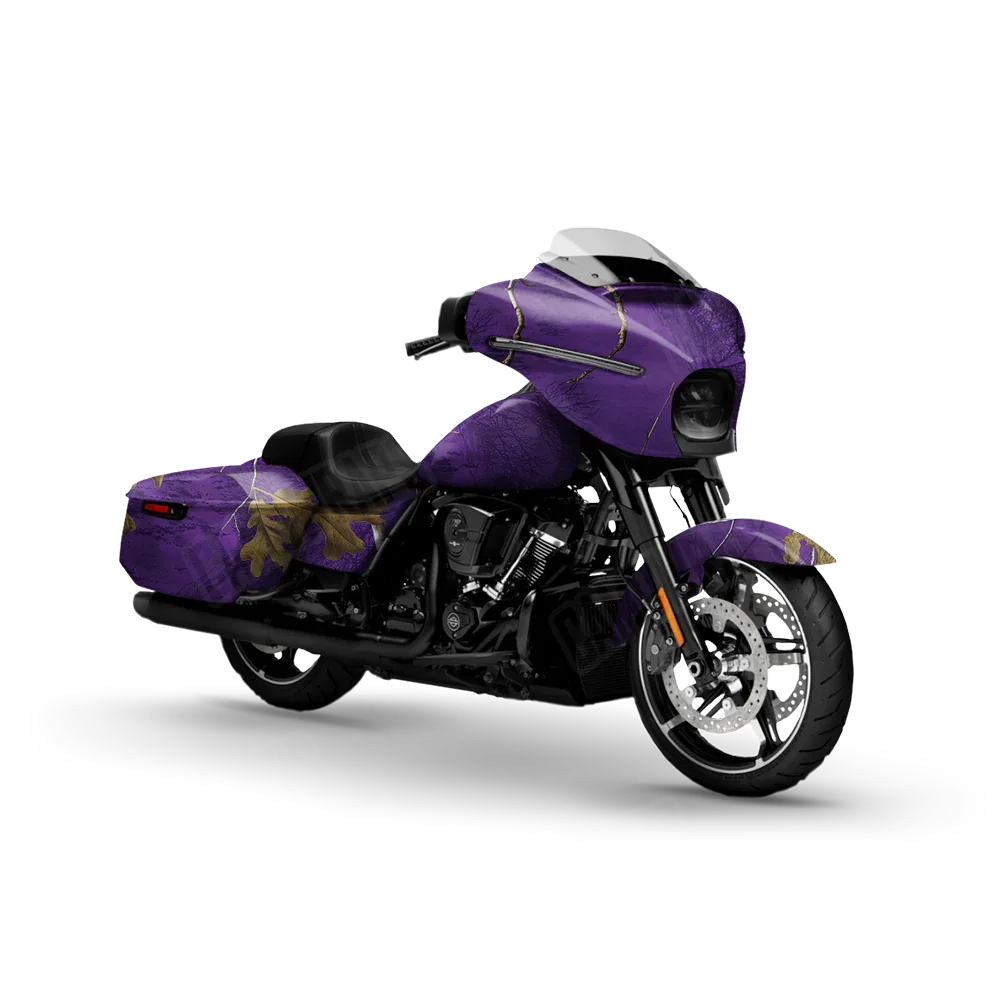 Realtree XTRA Colors Purple Motorcycle Wraps