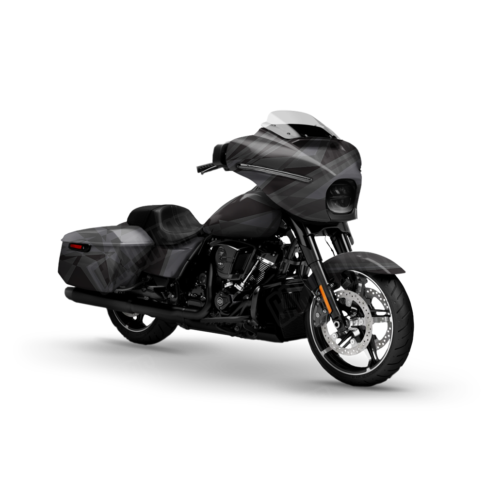Sharp Elite Black Motorcycle Wraps