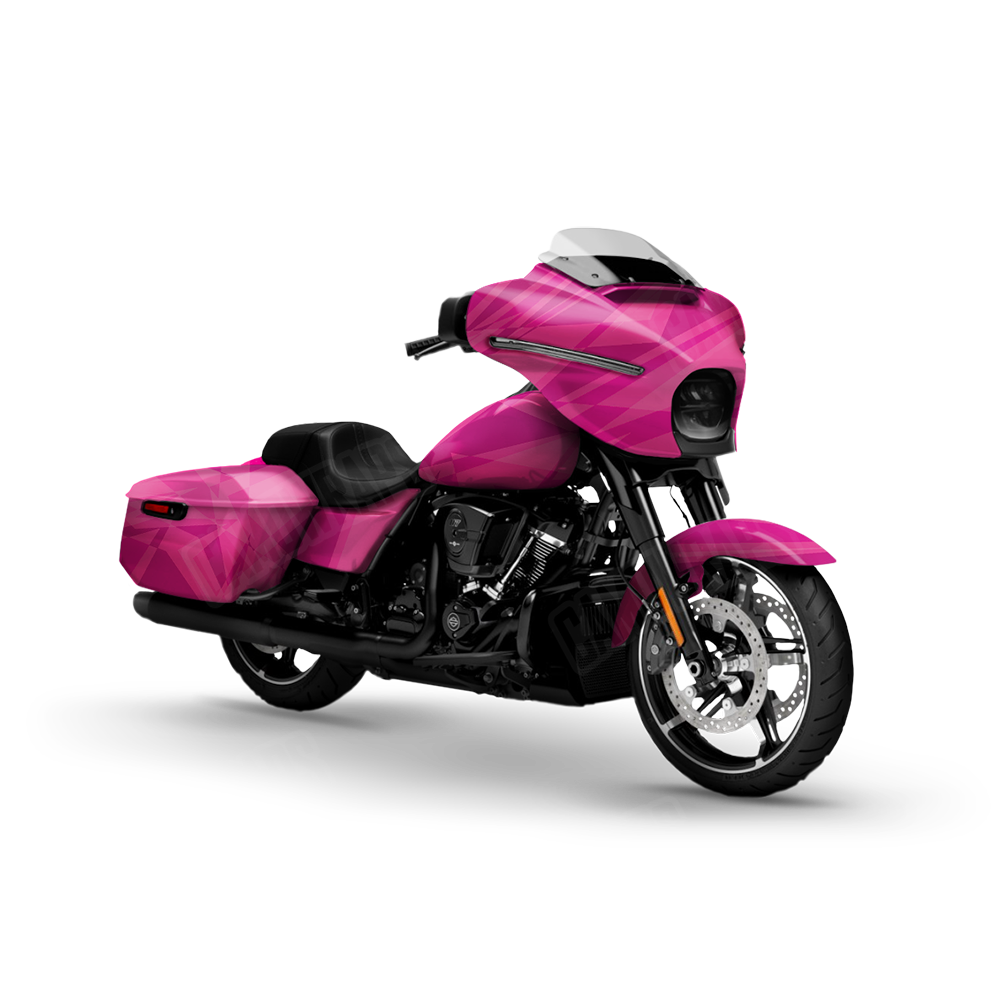 Sharp Elite Magenta Motorcycle Wraps
