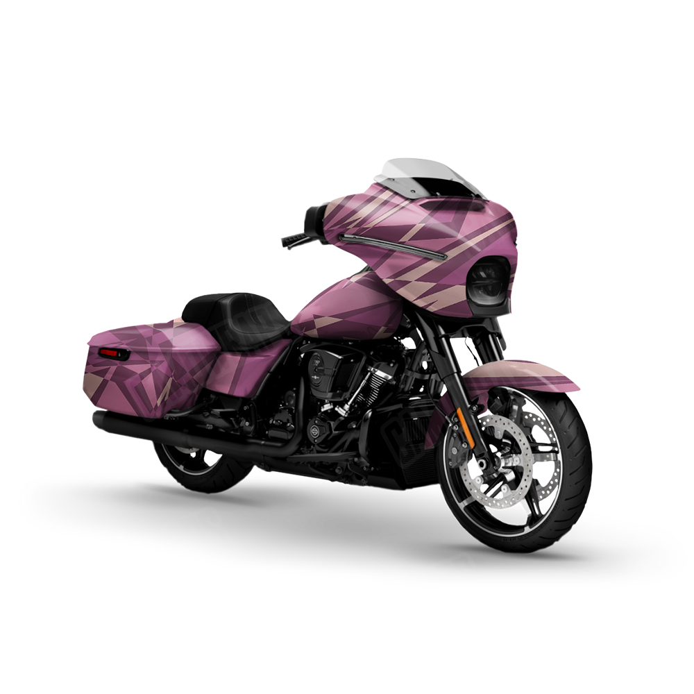 Sharp Floral Motorcycle Wraps