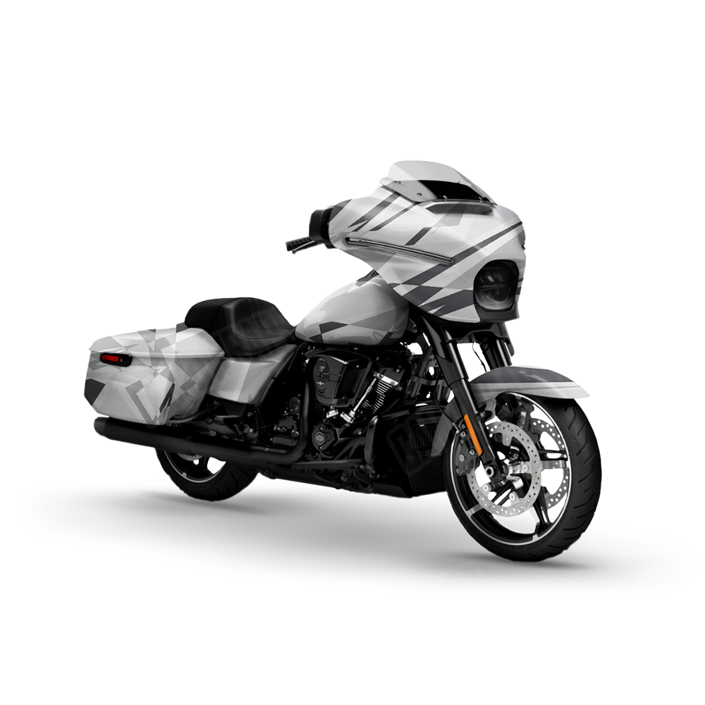 Sharp Snow Motorcycle Wraps