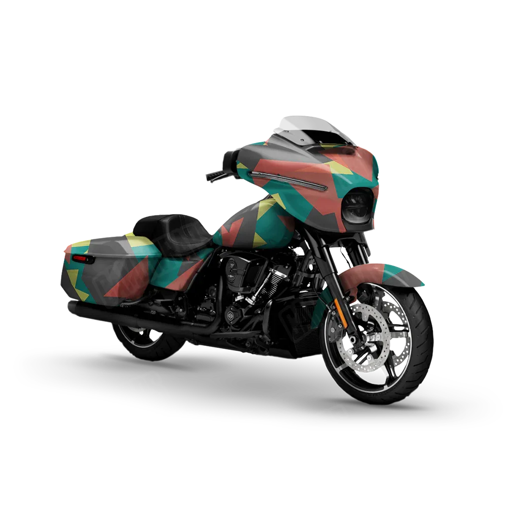Shattered Fiesta Motorcycle Wraps