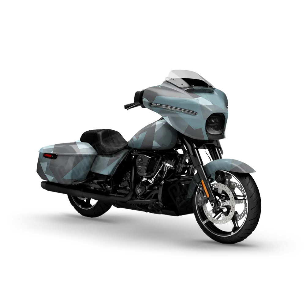 Shattered Overcast Motorcycle Wraps