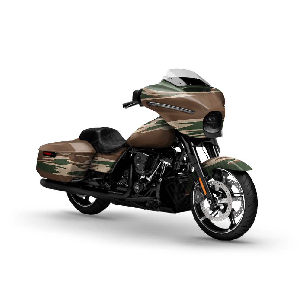 Shredded Woodland Motorcycle Wraps