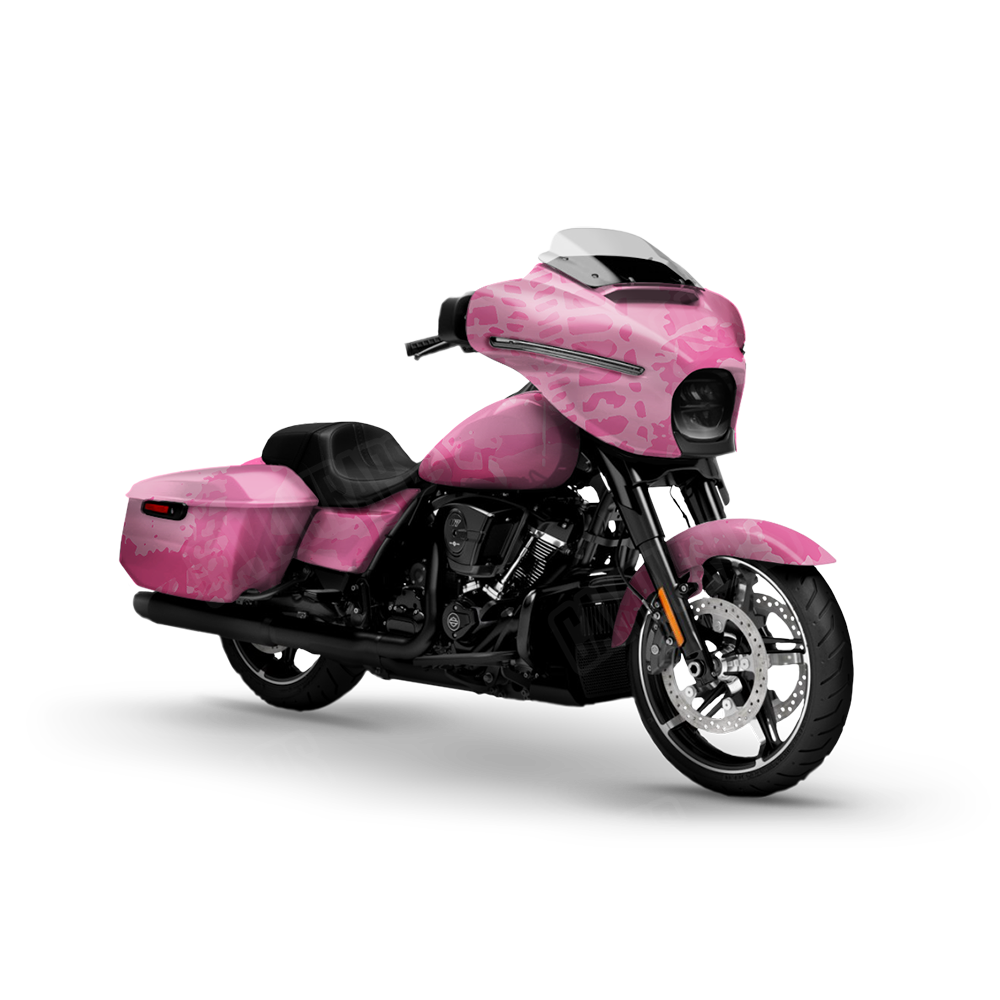 Tire Splatter Elite Pink Motorcycle Wraps