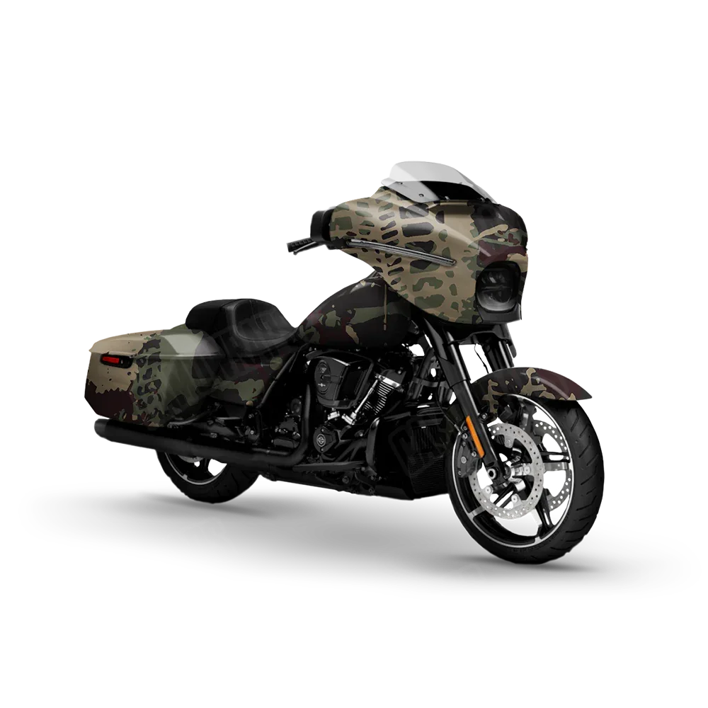 Tire Splatter Militant Blood Motorcycle Wraps