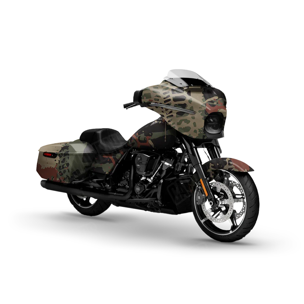 Tire Splatter Militant Copper Motorcycle Wraps