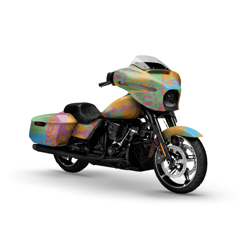 Tire Splatter Sherbert Motorcycle Wraps