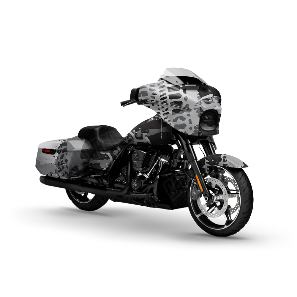 Tire Splatter Urban Night Motorcycle Wraps
