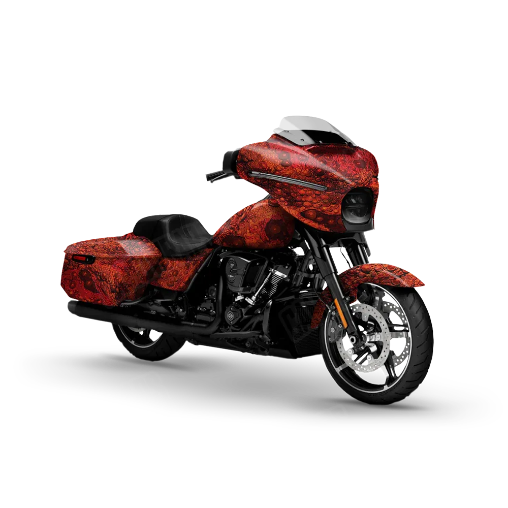 Toadaflage Magma Motorcycle Wraps