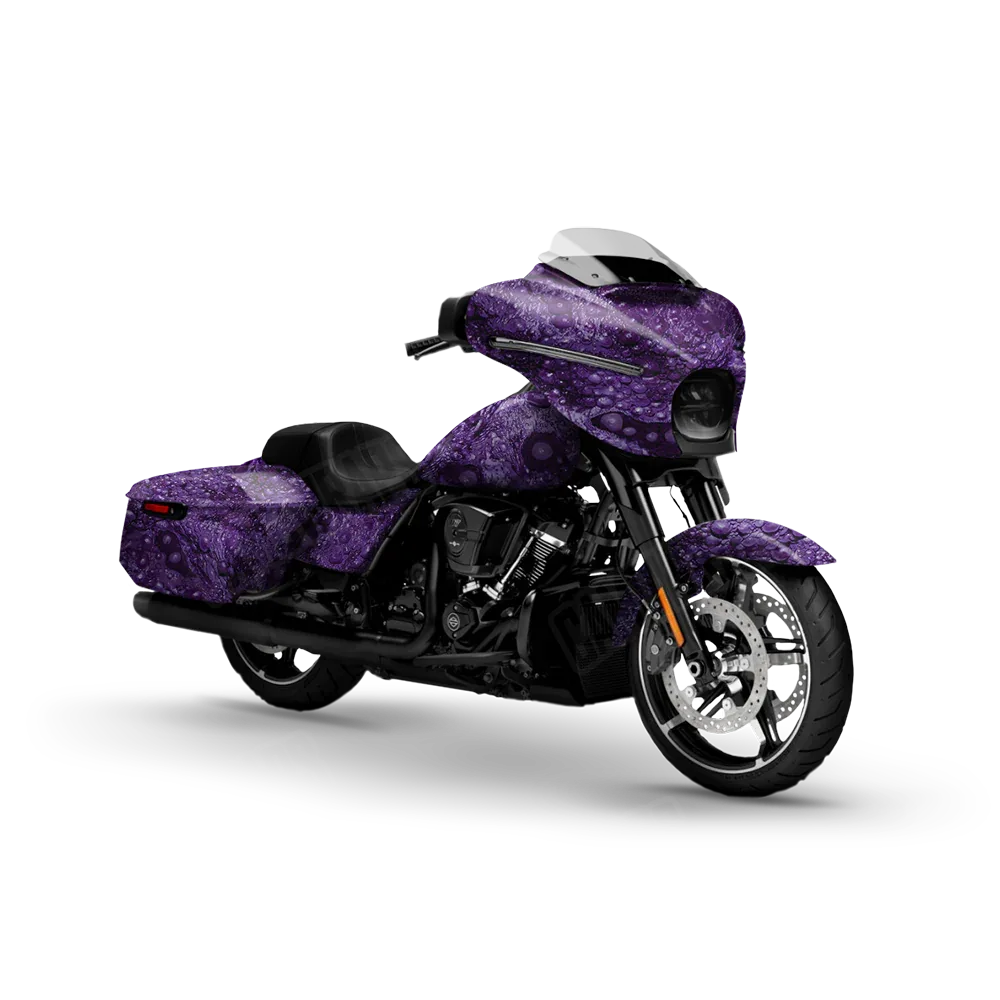 Toadaflage Purple Motorcycle Wraps
