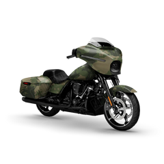 Treetop Army Green Motorcycle Wraps