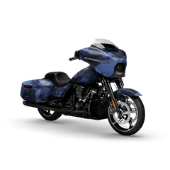 Treetop Blue Midnight Motorcycle Wraps