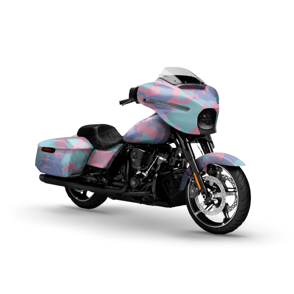Treetop Cotton Candy Motorcycle Wraps