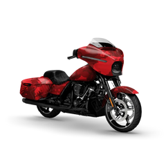 Treetop Elite Red Motorcycle Wraps