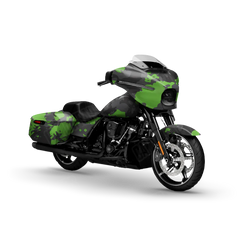 Treetop Metro Green Motorcycle Wraps