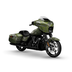 Veil Moss Monster Motorcycle Wraps