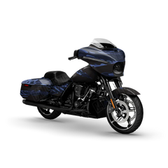 Vietnam Tiger Stripe Blue Midnight Motorcycle Wraps