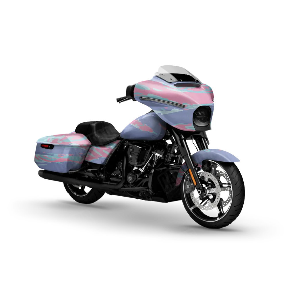 Vietnam Tiger Stripe Cotton Candy Motorcycle Wraps