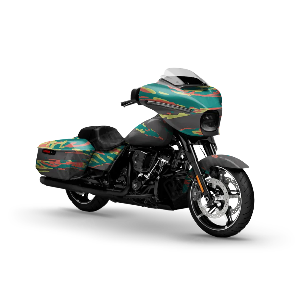 Vietnam Tiger Stripe Fiesta Motorcycle Wraps