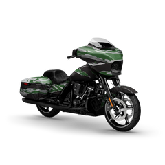 Vietnam Tiger Stripe Green Tiger Motorcycle Wraps
