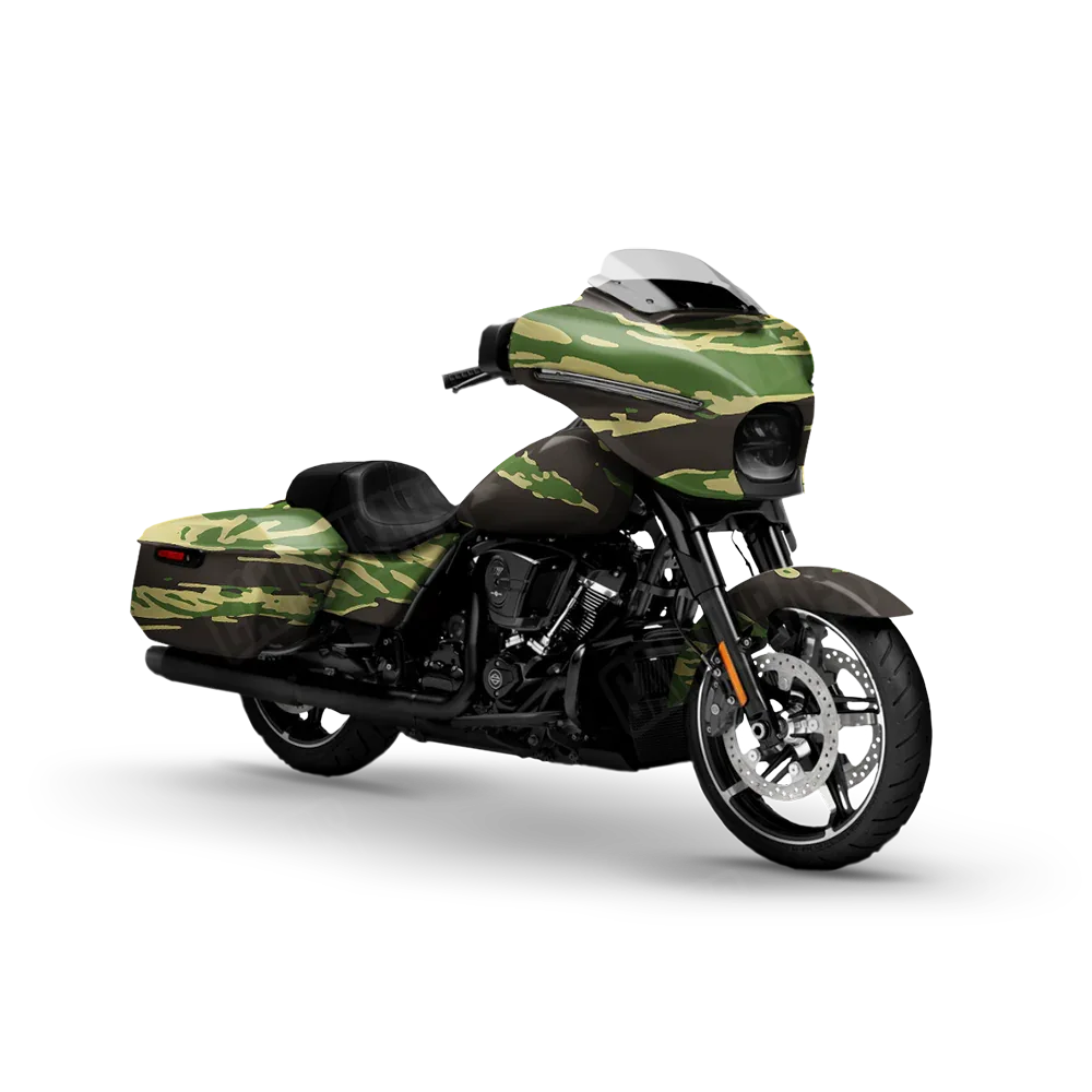 Vietnam Tiger Stripe Jungle Motorcycle Wraps