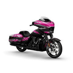 Vietnam Tiger Stripe Magenta Tiger Motorcycle Wraps