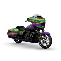 Vietnam Tiger Stripe Mardi Gras Motorcycle Wraps