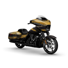 Vietnam Tiger Stripe Militant Yellow Motorcycle Wraps