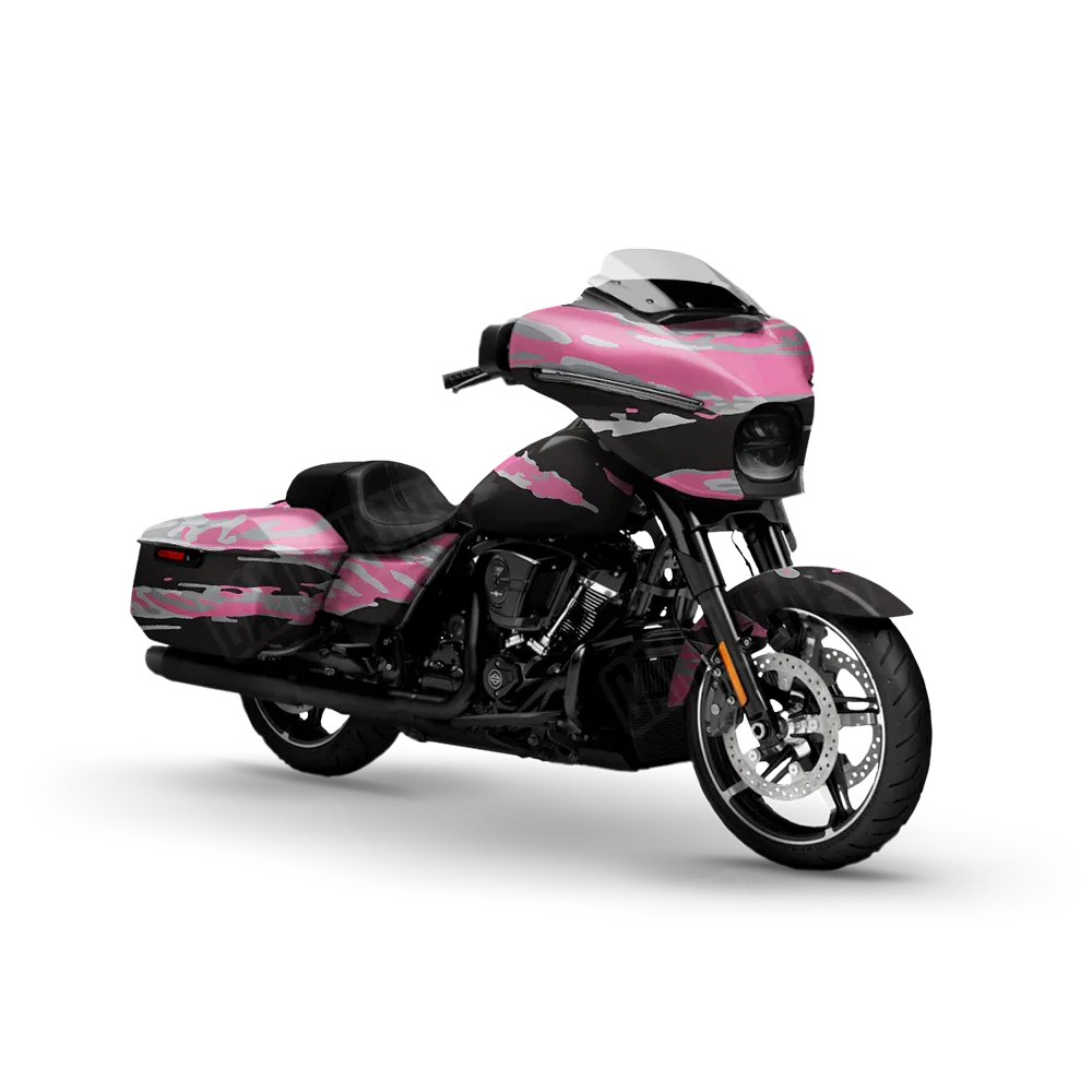 Vietnam Tiger Stripe Pink Tiger Motorcycle Wraps