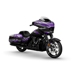 Vietnam Tiger Stripe Purple Tiger Motorcycle Wraps