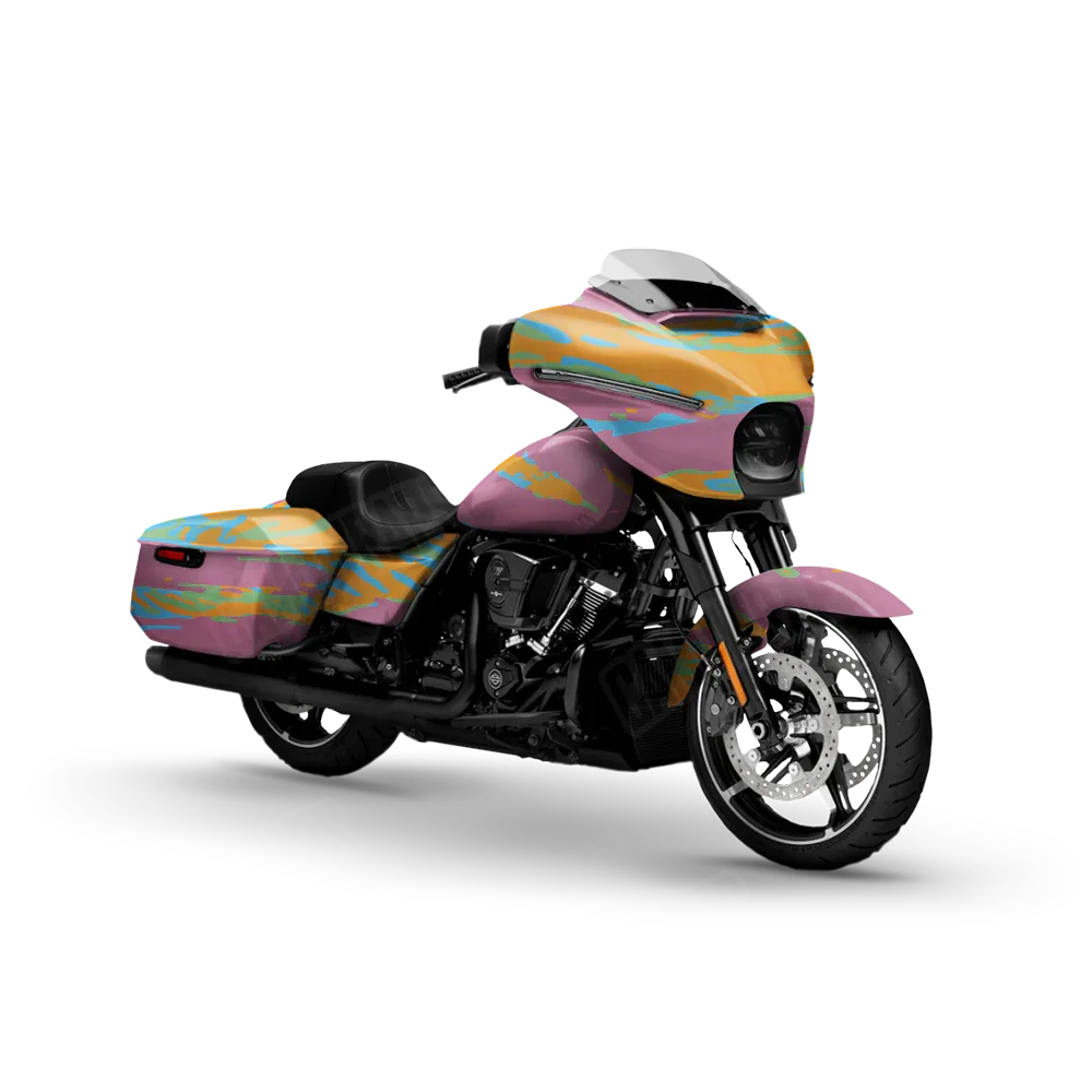Vietnam Tiger Stripe Sherbert Motorcycle Wraps