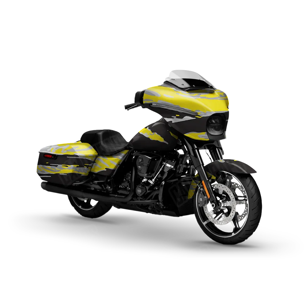 Vietnam Tiger Stripe Yellow Tiger Motorcycle Wraps