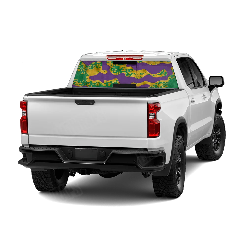 Compound Mardi Gras Rear Window Graphics
